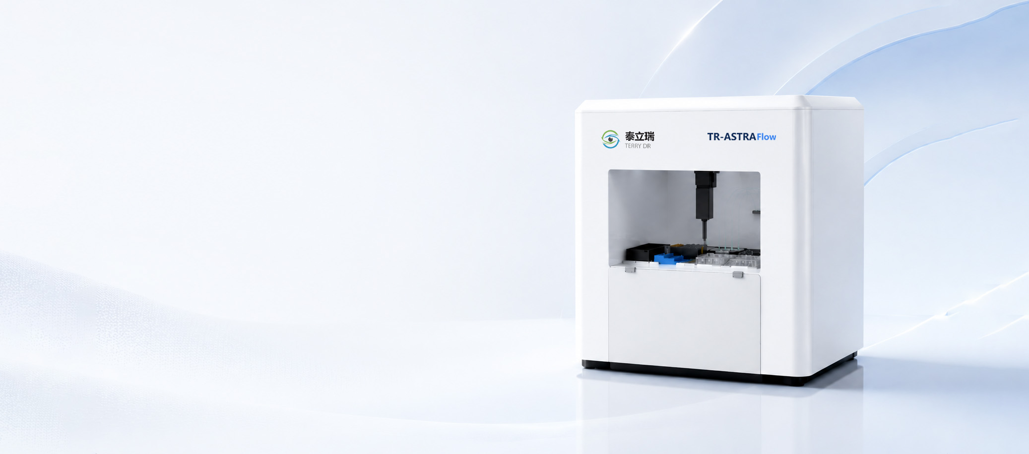 TR-ASTRA Flow instrument in use